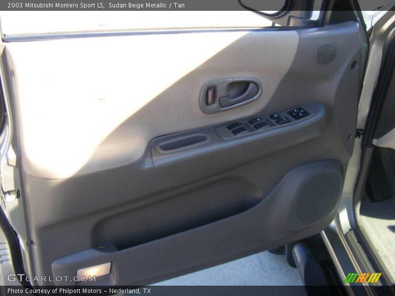Sudan Beige Metallic / Tan 2003 Mitsubishi Montero Sport LS