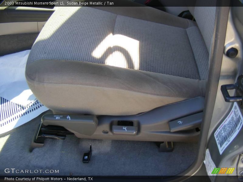 Sudan Beige Metallic / Tan 2003 Mitsubishi Montero Sport LS