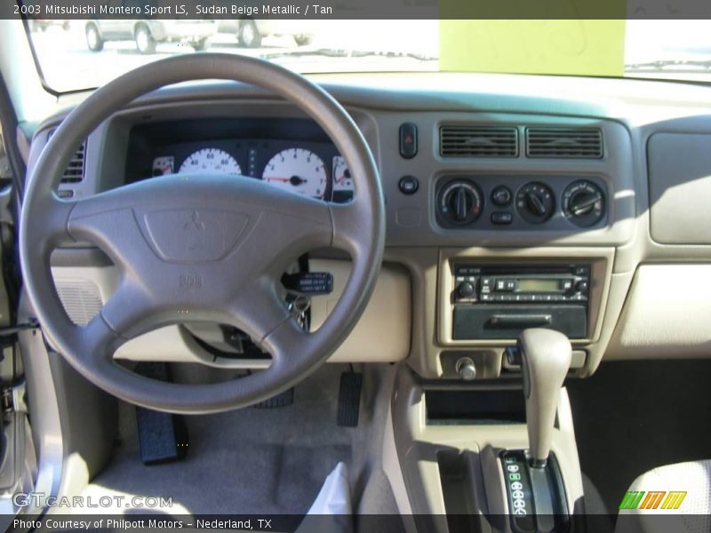 Sudan Beige Metallic / Tan 2003 Mitsubishi Montero Sport LS