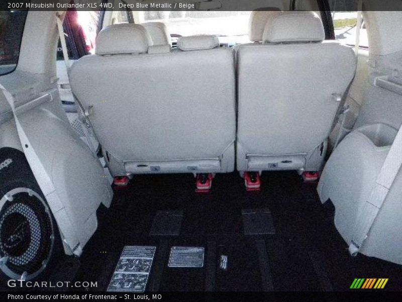 Deep Blue Metallic / Beige 2007 Mitsubishi Outlander XLS 4WD
