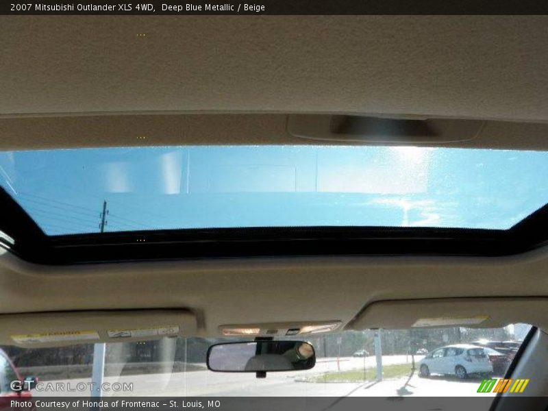 Deep Blue Metallic / Beige 2007 Mitsubishi Outlander XLS 4WD