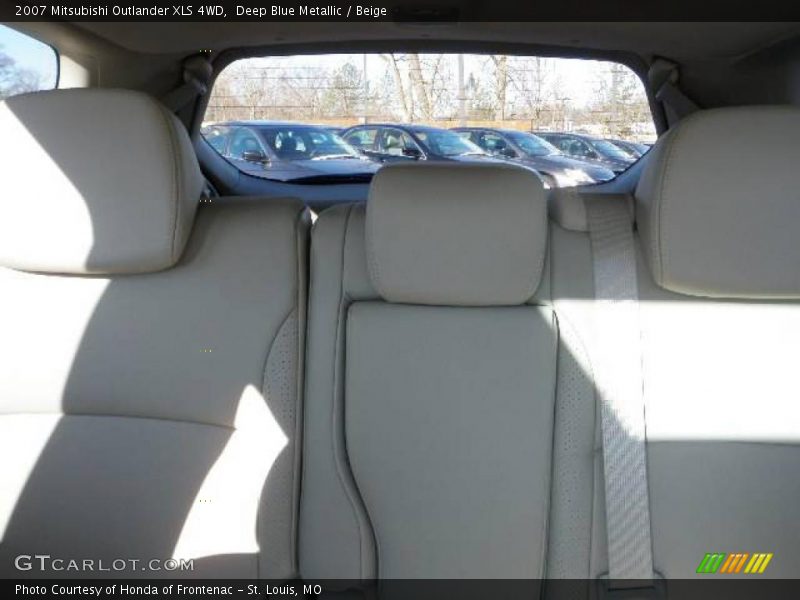 Deep Blue Metallic / Beige 2007 Mitsubishi Outlander XLS 4WD