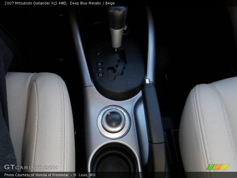 Deep Blue Metallic / Beige 2007 Mitsubishi Outlander XLS 4WD