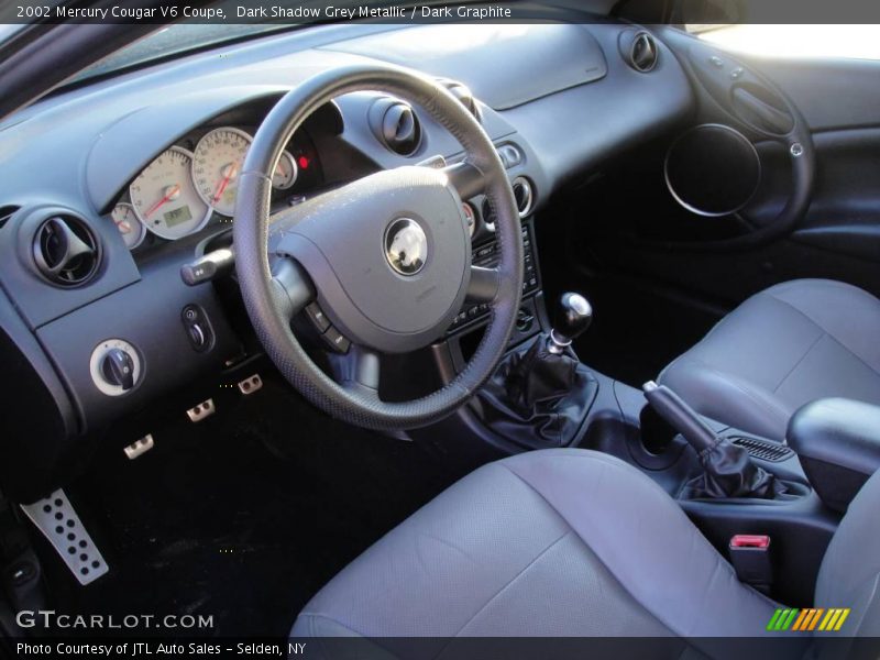 Dark Shadow Grey Metallic / Dark Graphite 2002 Mercury Cougar V6 Coupe
