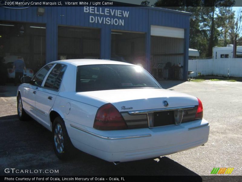 Vibrant White / Light Camel 2006 Mercury Grand Marquis LS