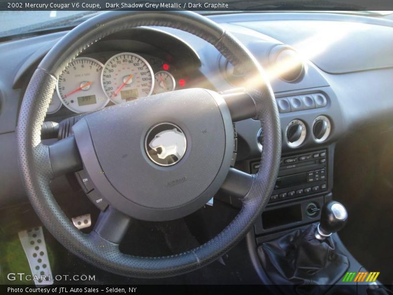 Dark Shadow Grey Metallic / Dark Graphite 2002 Mercury Cougar V6 Coupe