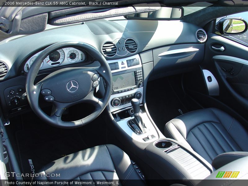 Black / Charcoal 2006 Mercedes-Benz CLK 55 AMG Cabriolet