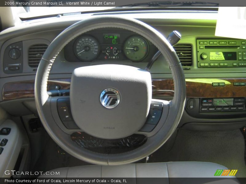 Vibrant White / Light Camel 2006 Mercury Grand Marquis LS