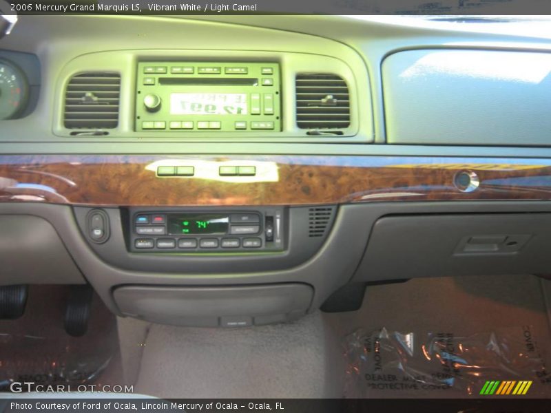 Vibrant White / Light Camel 2006 Mercury Grand Marquis LS