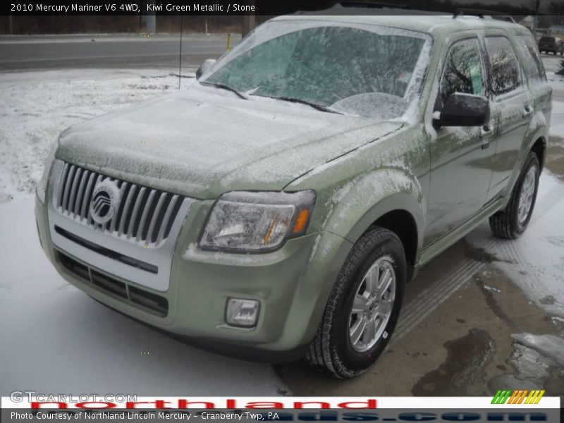 Kiwi Green Metallic / Stone 2010 Mercury Mariner V6 4WD