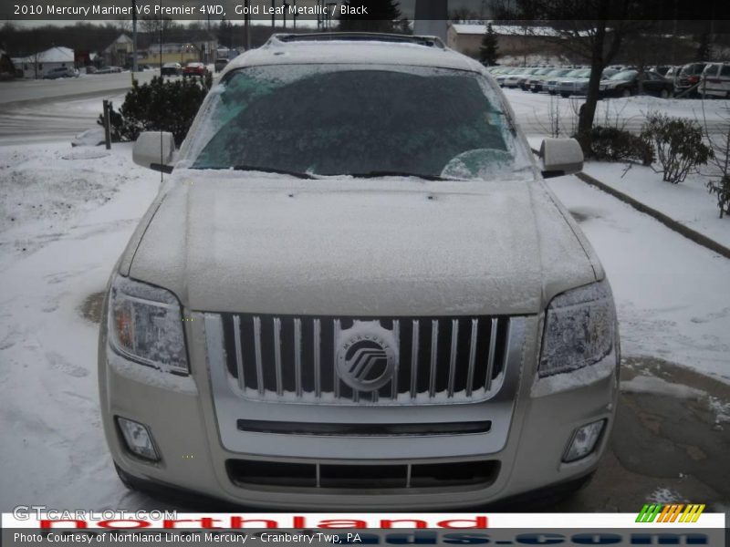 Gold Leaf Metallic / Black 2010 Mercury Mariner V6 Premier 4WD