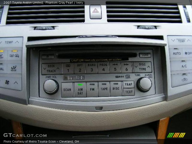 Phantom Gray Pearl / Ivory 2007 Toyota Avalon Limited