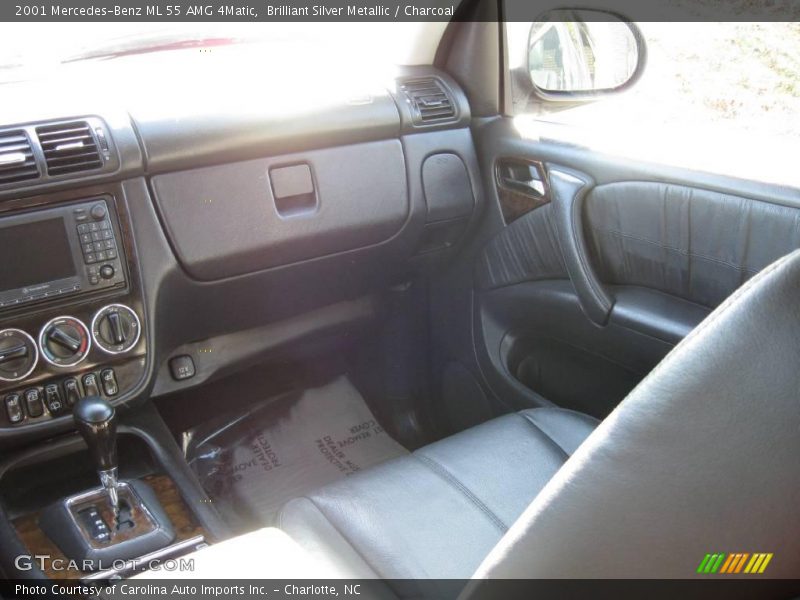 Brilliant Silver Metallic / Charcoal 2001 Mercedes-Benz ML 55 AMG 4Matic