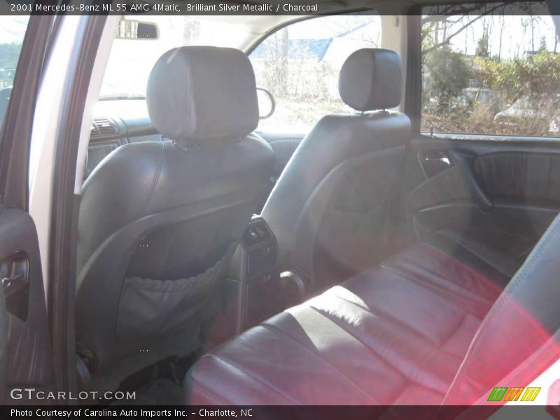 Brilliant Silver Metallic / Charcoal 2001 Mercedes-Benz ML 55 AMG 4Matic