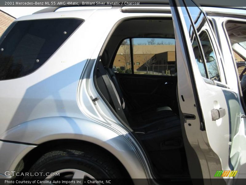 Brilliant Silver Metallic / Charcoal 2001 Mercedes-Benz ML 55 AMG 4Matic