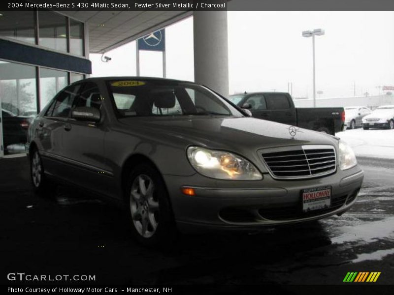 Pewter Silver Metallic / Charcoal 2004 Mercedes-Benz S 430 4Matic Sedan