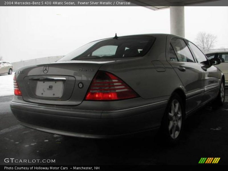 Pewter Silver Metallic / Charcoal 2004 Mercedes-Benz S 430 4Matic Sedan