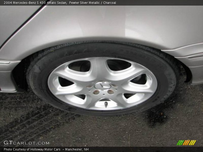 Pewter Silver Metallic / Charcoal 2004 Mercedes-Benz S 430 4Matic Sedan