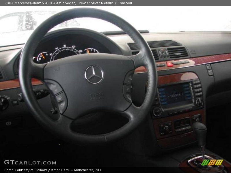 Pewter Silver Metallic / Charcoal 2004 Mercedes-Benz S 430 4Matic Sedan