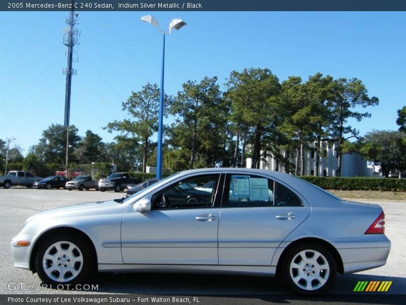 Iridium Silver Metallic / Black 2005 Mercedes-Benz C 240 Sedan