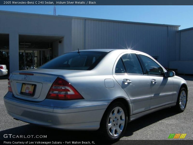 Iridium Silver Metallic / Black 2005 Mercedes-Benz C 240 Sedan
