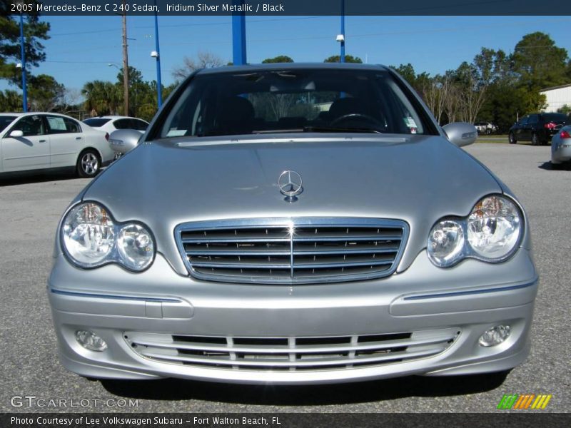 Iridium Silver Metallic / Black 2005 Mercedes-Benz C 240 Sedan
