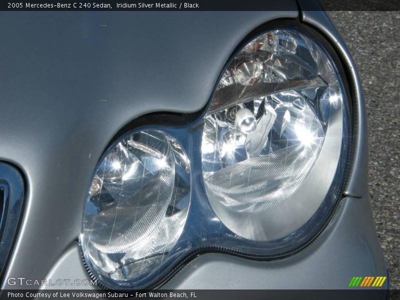 Iridium Silver Metallic / Black 2005 Mercedes-Benz C 240 Sedan