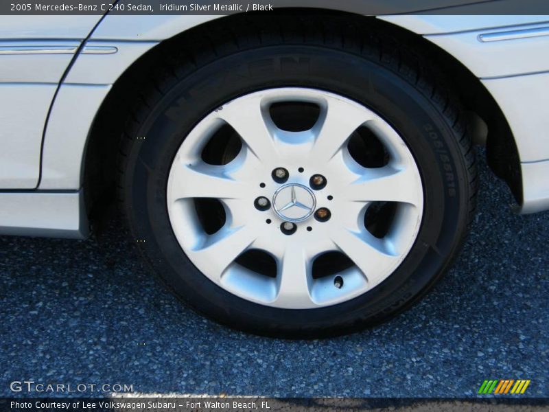 Iridium Silver Metallic / Black 2005 Mercedes-Benz C 240 Sedan