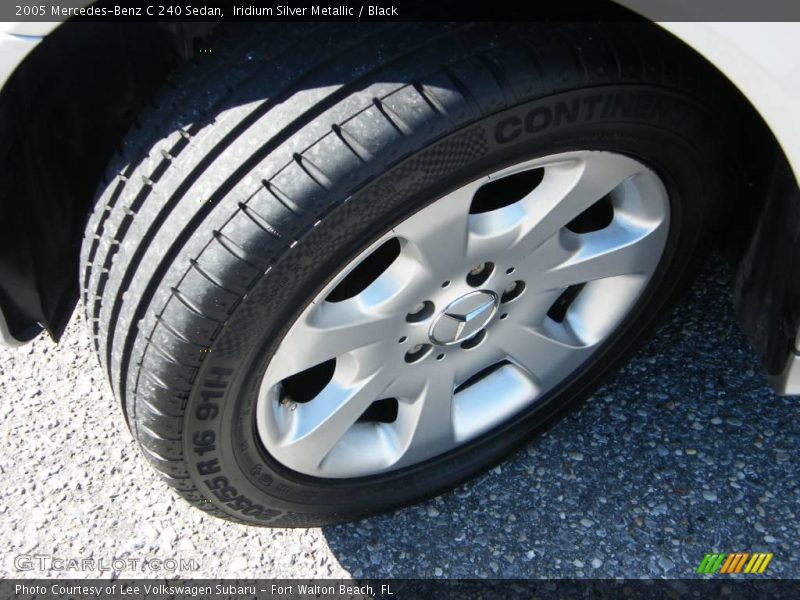 Iridium Silver Metallic / Black 2005 Mercedes-Benz C 240 Sedan