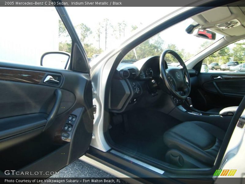 Iridium Silver Metallic / Black 2005 Mercedes-Benz C 240 Sedan