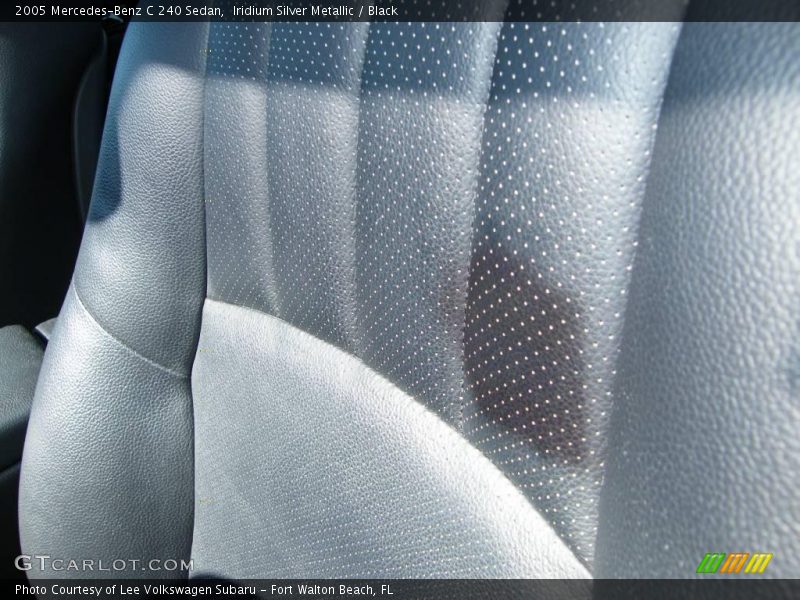 Iridium Silver Metallic / Black 2005 Mercedes-Benz C 240 Sedan