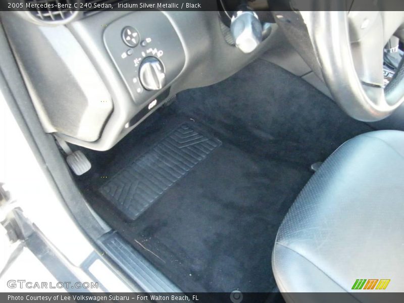 Iridium Silver Metallic / Black 2005 Mercedes-Benz C 240 Sedan