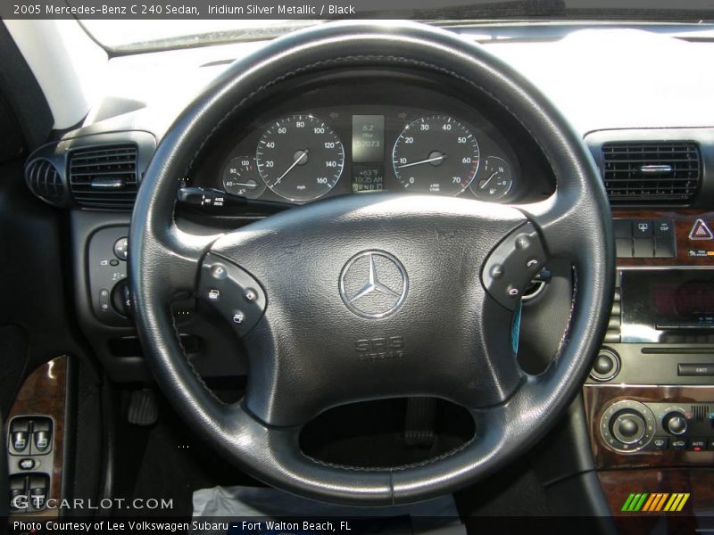 Iridium Silver Metallic / Black 2005 Mercedes-Benz C 240 Sedan