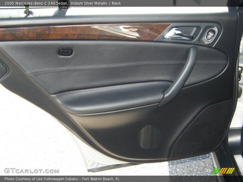 Iridium Silver Metallic / Black 2005 Mercedes-Benz C 240 Sedan