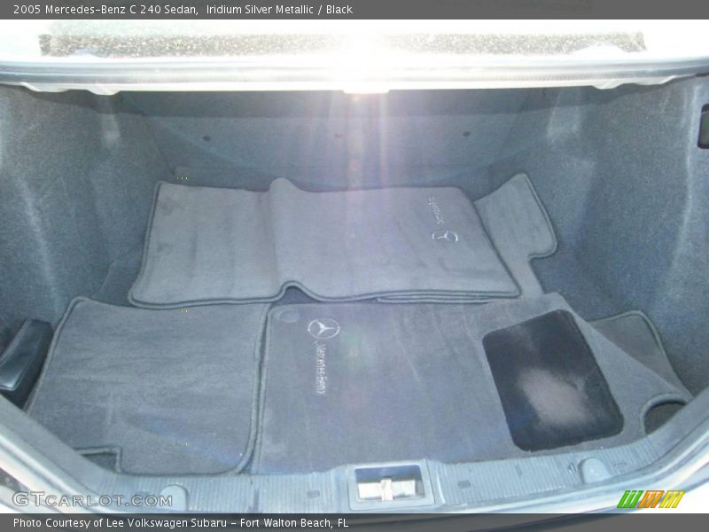 Iridium Silver Metallic / Black 2005 Mercedes-Benz C 240 Sedan