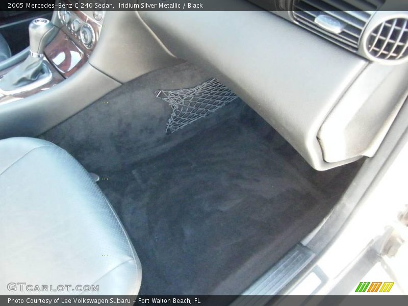 Iridium Silver Metallic / Black 2005 Mercedes-Benz C 240 Sedan