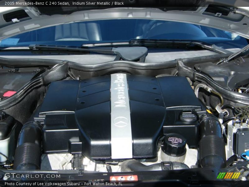 Iridium Silver Metallic / Black 2005 Mercedes-Benz C 240 Sedan