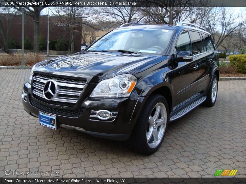 Verde Brook Metallic / Macadamia 2008 Mercedes-Benz GL 550 4Matic