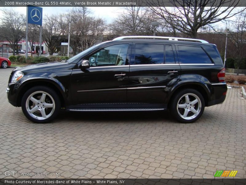 Verde Brook Metallic / Macadamia 2008 Mercedes-Benz GL 550 4Matic