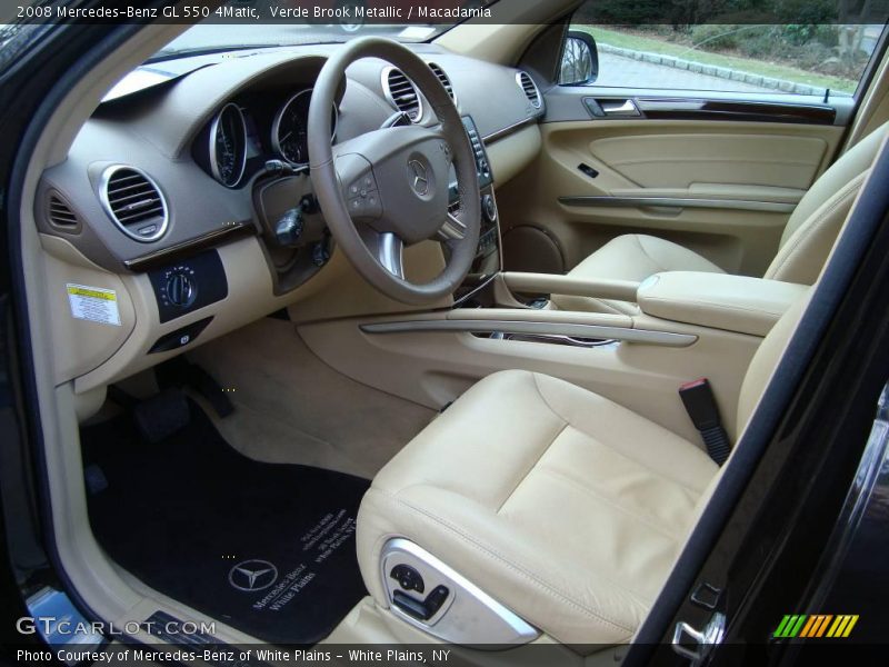 Verde Brook Metallic / Macadamia 2008 Mercedes-Benz GL 550 4Matic