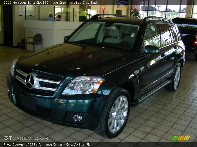 Jade Green Metallic / Grey/Black 2010 Mercedes-Benz GLK 350