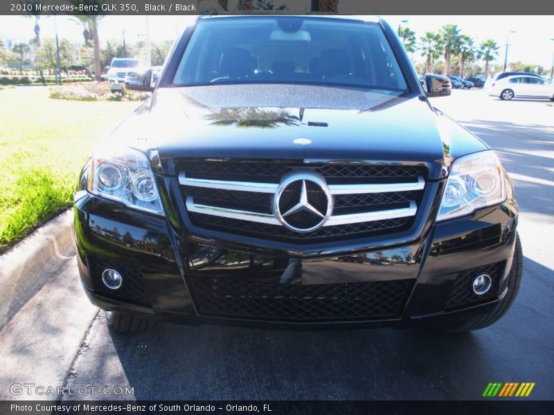 Black / Black 2010 Mercedes-Benz GLK 350