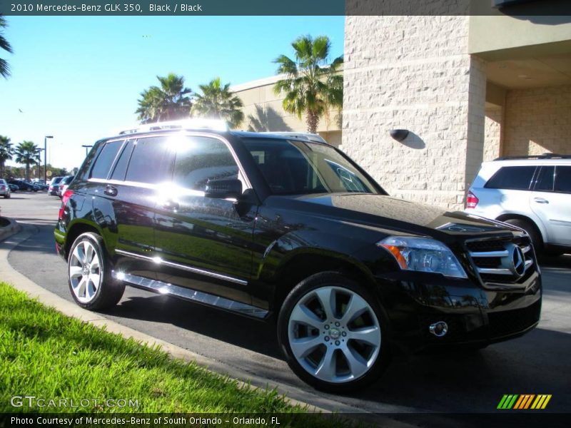 Black / Black 2010 Mercedes-Benz GLK 350