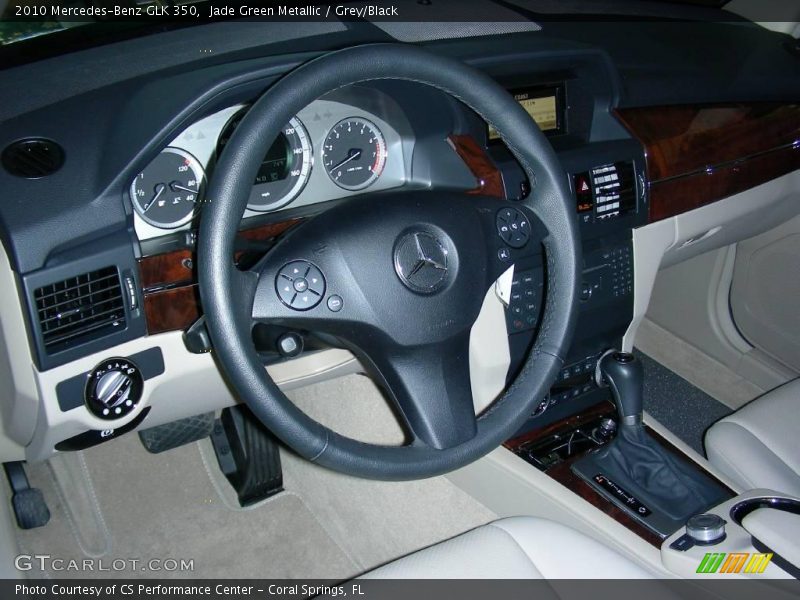 Jade Green Metallic / Grey/Black 2010 Mercedes-Benz GLK 350