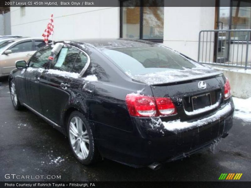 Black Onyx / Black 2007 Lexus GS 450h Hybrid
