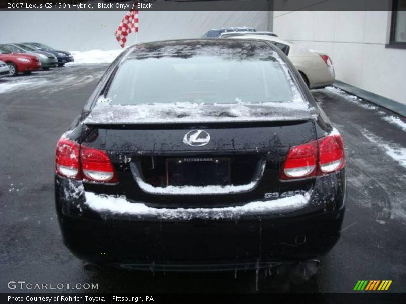 Black Onyx / Black 2007 Lexus GS 450h Hybrid
