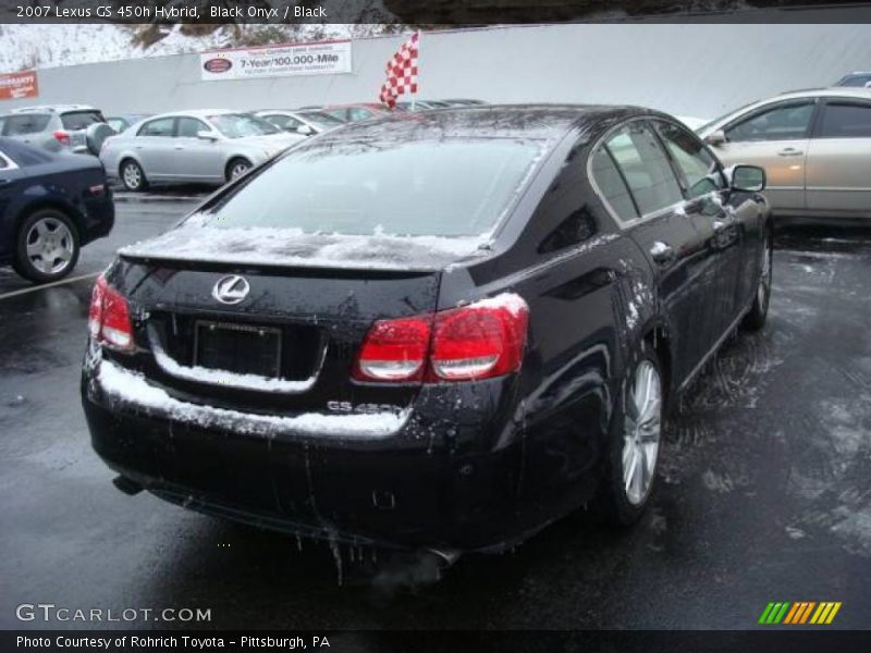 Black Onyx / Black 2007 Lexus GS 450h Hybrid