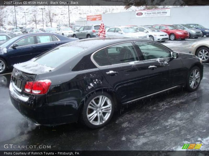 Black Onyx / Black 2007 Lexus GS 450h Hybrid