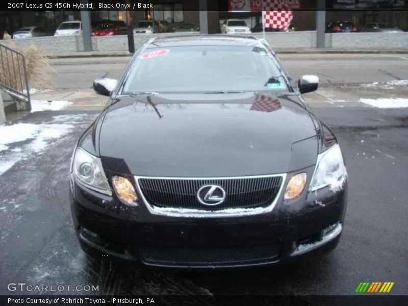 Black Onyx / Black 2007 Lexus GS 450h Hybrid