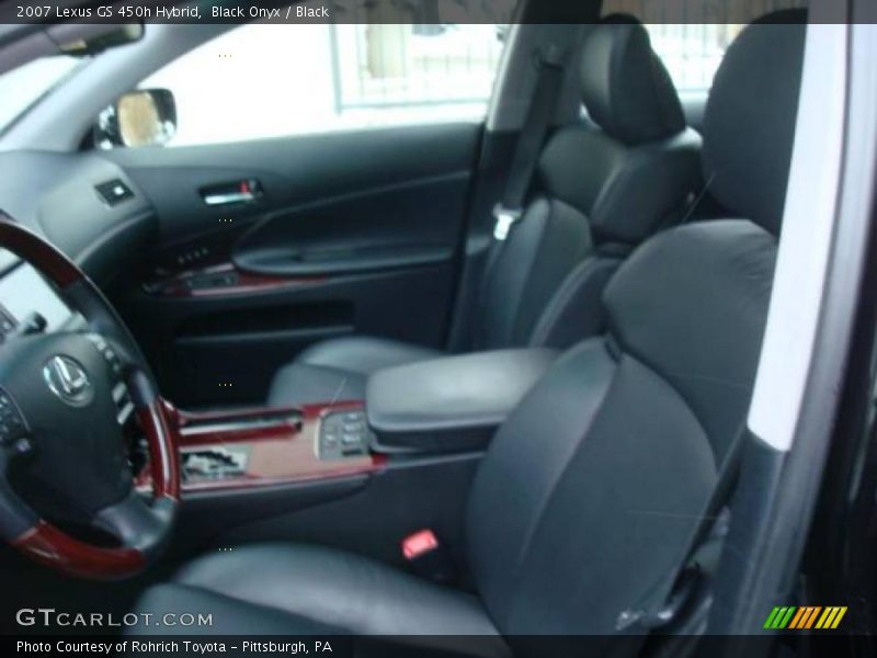 Black Onyx / Black 2007 Lexus GS 450h Hybrid